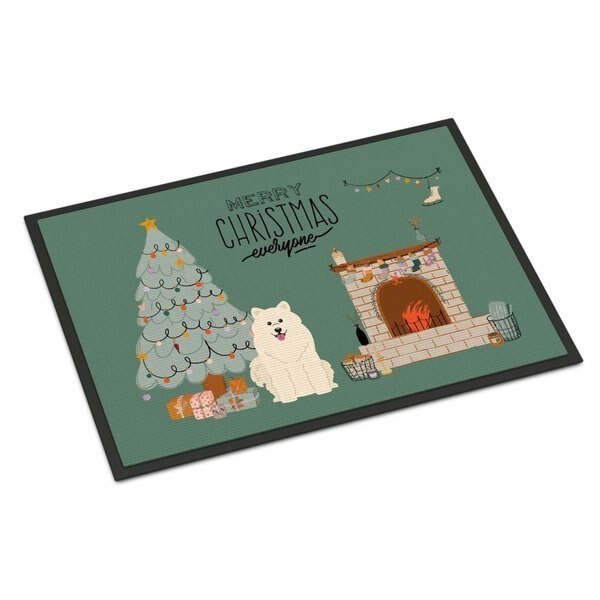 24 x 36 in. Samoyed Christmas Everyone Indoor or Outdoor Mat, Carolines Treasures, Mfr#: CK7593JMAT